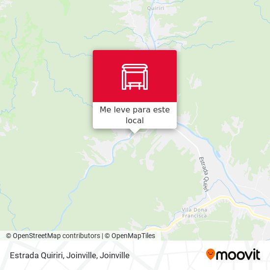 Estrada Quiriri, Joinville mapa
