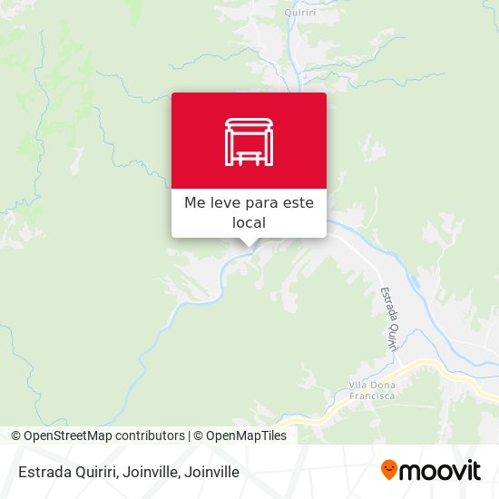 Estrada Quiriri, Joinville mapa