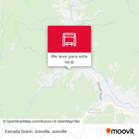 Estrada Quiriri, Joinville mapa