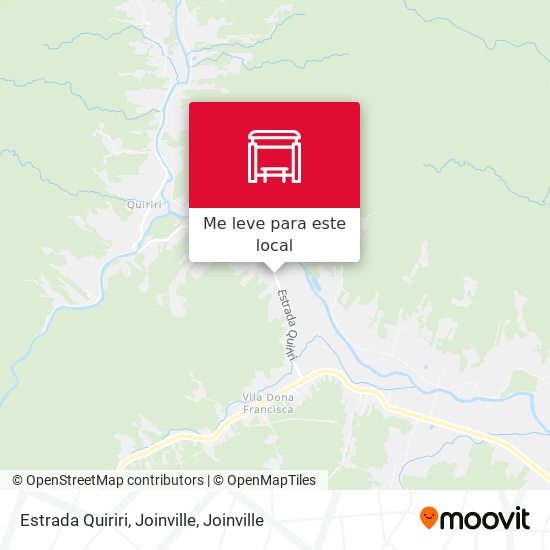 Estrada Quiriri, Joinville mapa