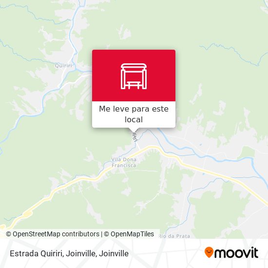 Estrada Quiriri, Joinville mapa