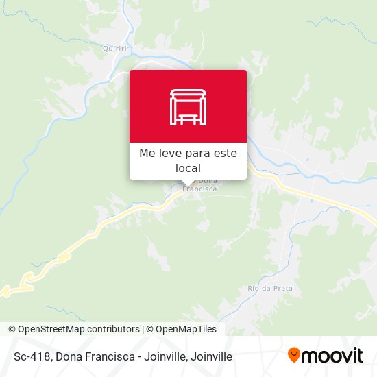Sc-418, Dona Francisca - Joinville mapa