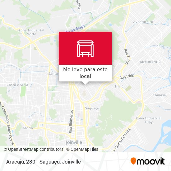 Aracajú, 280 - Saguaçu mapa
