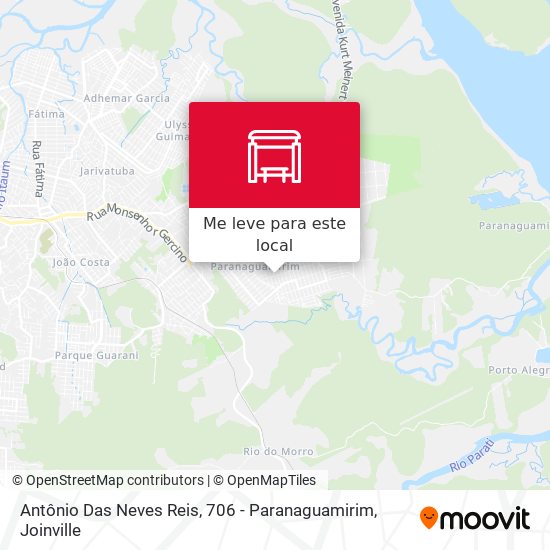 Antônio Das Neves Reis, 706 - Paranaguamirim mapa