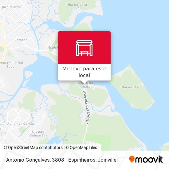 Antônio Gonçalves, 3808 - Espinheiros mapa