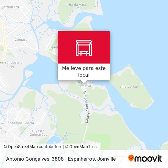 Antônio Gonçalves, 3808 - Espinheiros mapa
