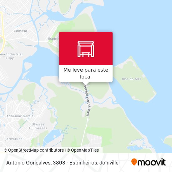 Antônio Gonçalves, 3808 - Espinheiros mapa