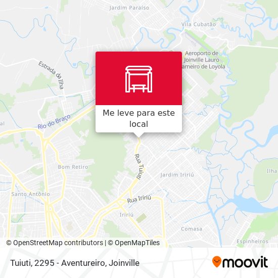 Tuiuti, 2295 - Aventureiro mapa