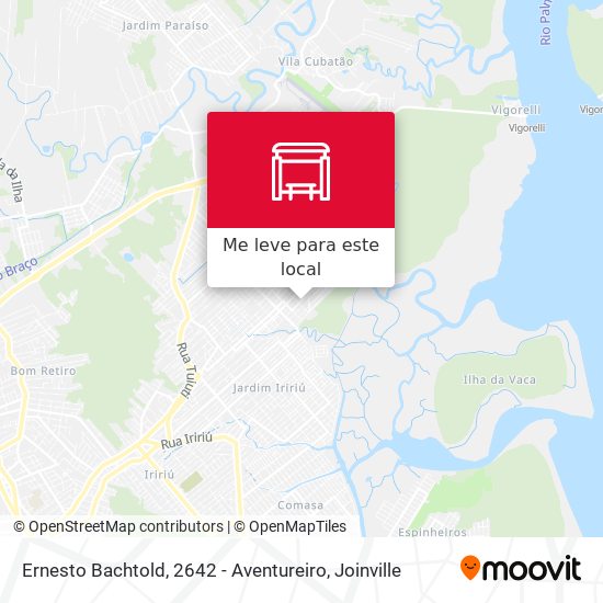 Ernesto Bachtold, 2642 - Aventureiro mapa