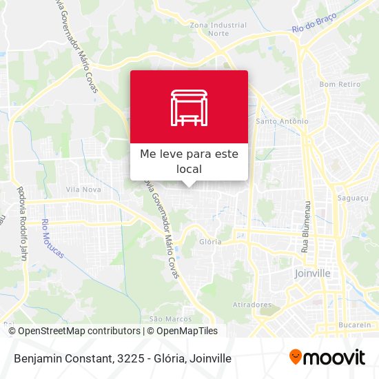 Benjamin Constant, 3225 - Glória mapa