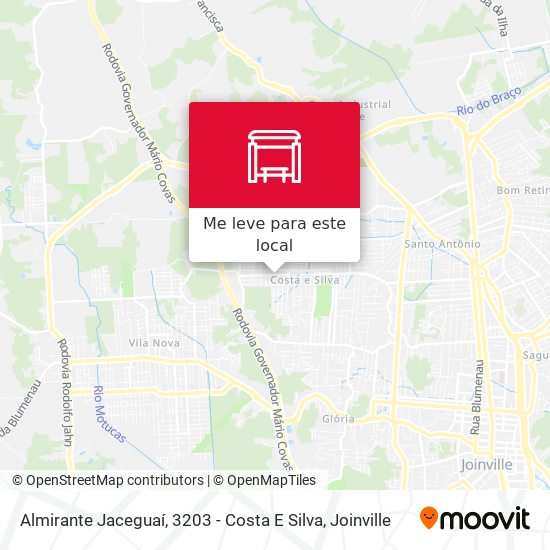 Almirante Jaceguaí, 3203 - Costa E Silva mapa
