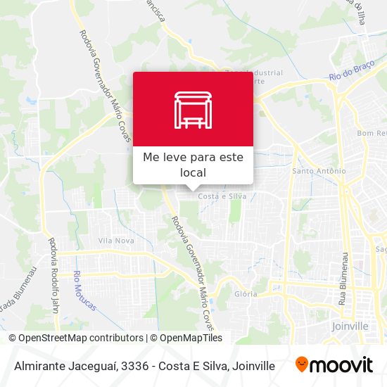 Almirante Jaceguaí, 3336 - Costa E Silva mapa