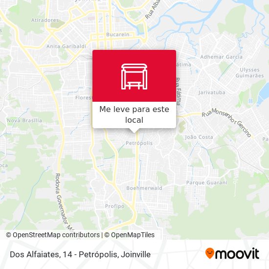 Dos Alfaiates, 14 - Petrópolis mapa