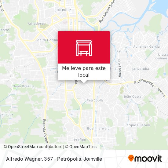 Alfredo Wagner, 357 - Petrópolis mapa