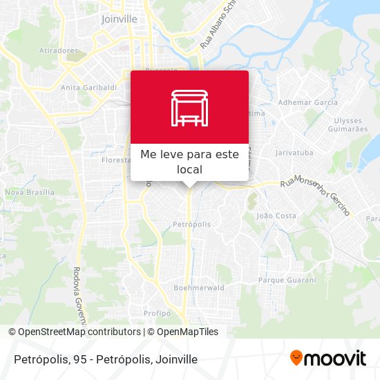 Petrópolis, 95 - Petrópolis mapa