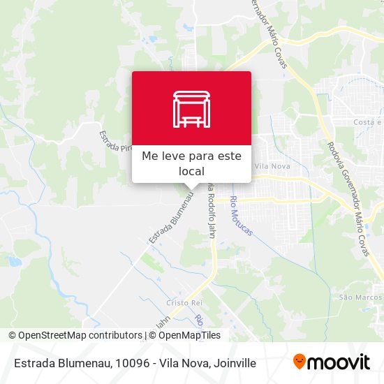 Estrada Blumenau, 10096 - Vila Nova mapa