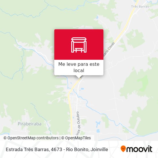 Estrada Três Barras, 4673 - Rio Bonito mapa