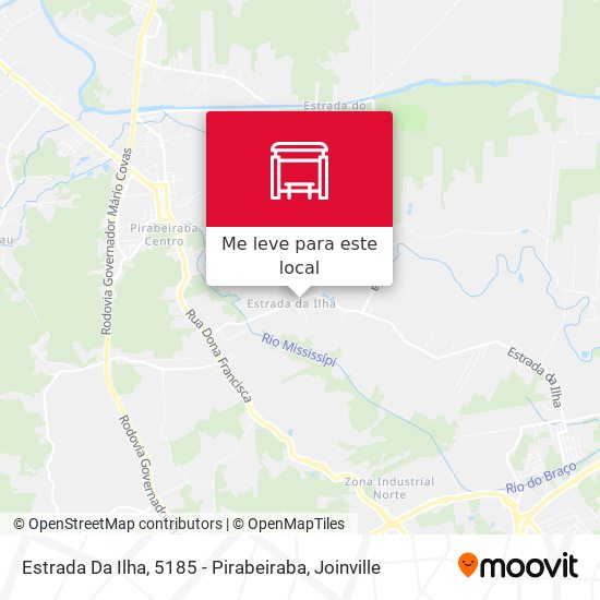 Estrada Da Ilha, 5185 - Pirabeiraba mapa