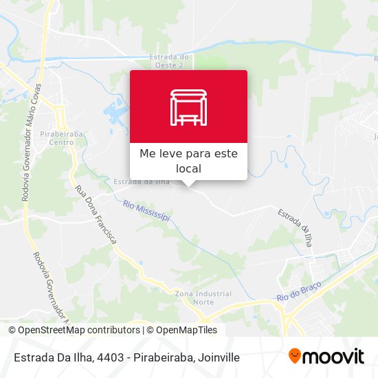 Estrada Da Ilha, 4403 - Pirabeiraba mapa
