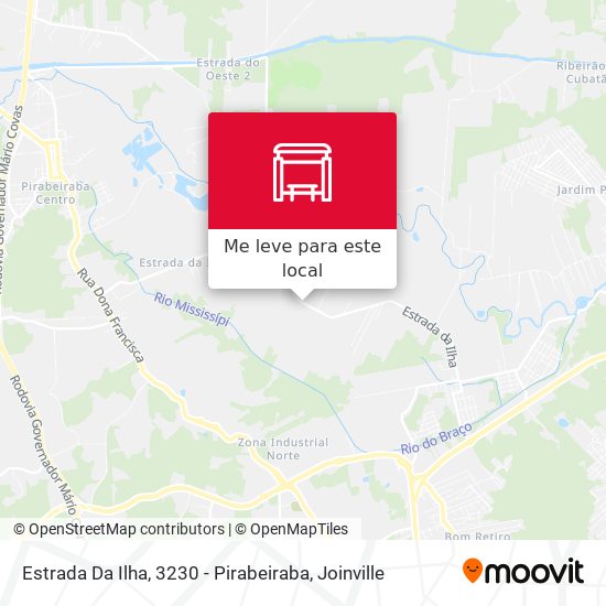 Estrada Da Ilha, 3230 - Pirabeiraba mapa