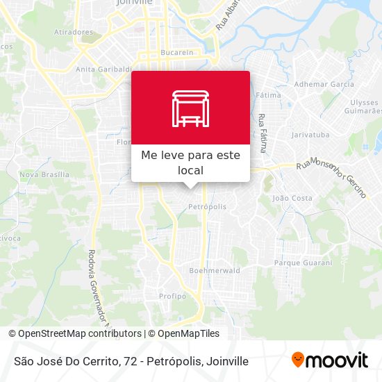 São José Do Cerrito, 72 - Petrópolis mapa