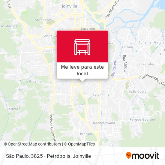 São Paulo, 3825 - Petrópolis mapa