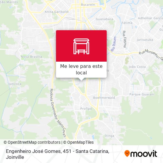 Engenheiro José Gomes, 451 - Santa Catarina mapa