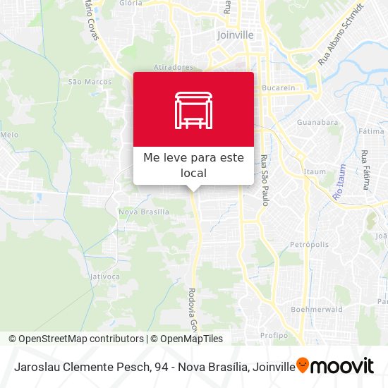 Jaroslau Clemente Pesch, 94 - Nova Brasília mapa