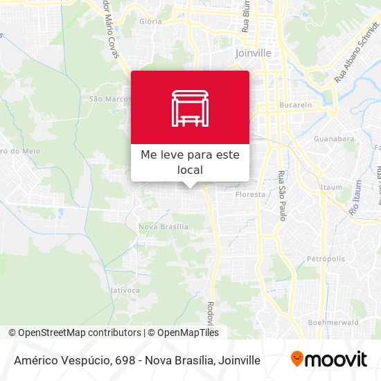 Américo Vespúcio, 698 - Nova Brasília mapa