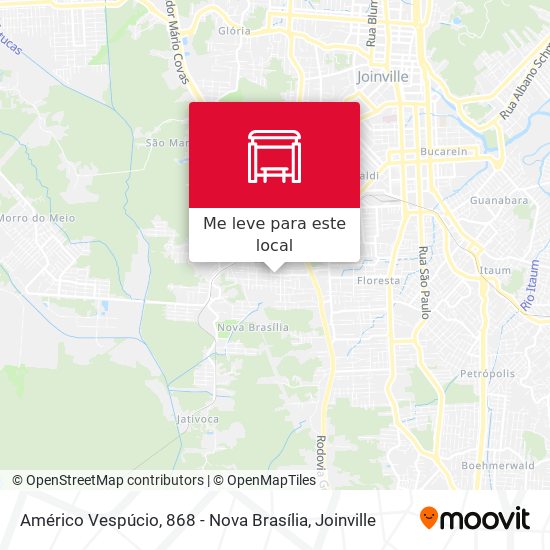 Américo Vespúcio, 868 - Nova Brasília mapa