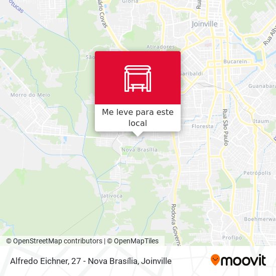 Alfredo Eichner, 27 - Nova Brasília mapa