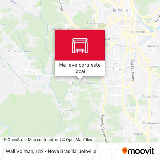 Wali Volman, 182 - Nova Brasília mapa