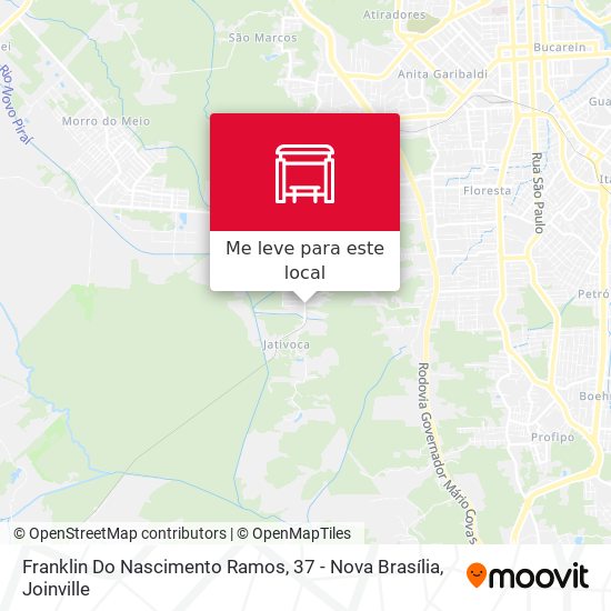 Franklin Do Nascimento Ramos, 37 - Nova Brasília mapa