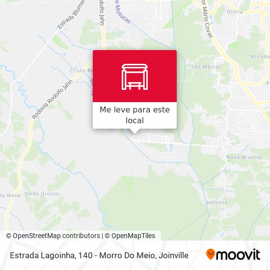 Estrada Lagoinha, 140 - Morro Do Meio mapa