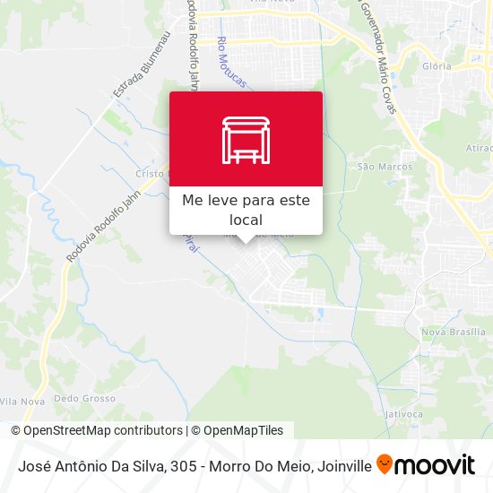 José Antônio Da Silva, 305 - Morro Do Meio mapa