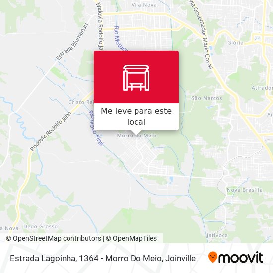 Estrada Lagoinha, 1364 - Morro Do Meio mapa