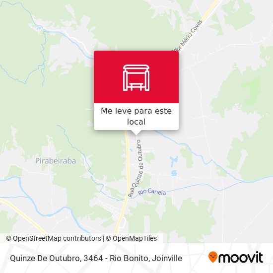 Quinze De Outubro, 3464 - Rio Bonito mapa