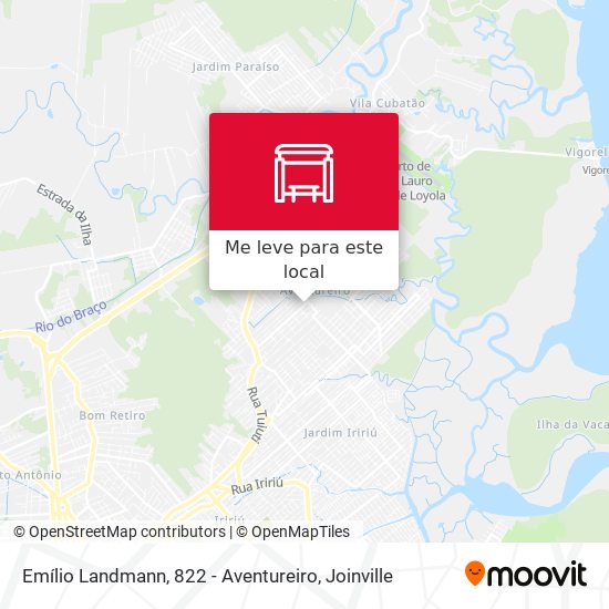 Emílio Landmann, 822 - Aventureiro mapa