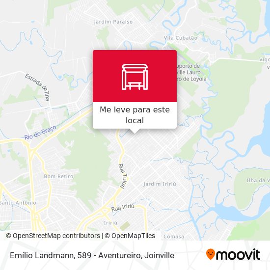 Emílio Landmann, 589 - Aventureiro mapa