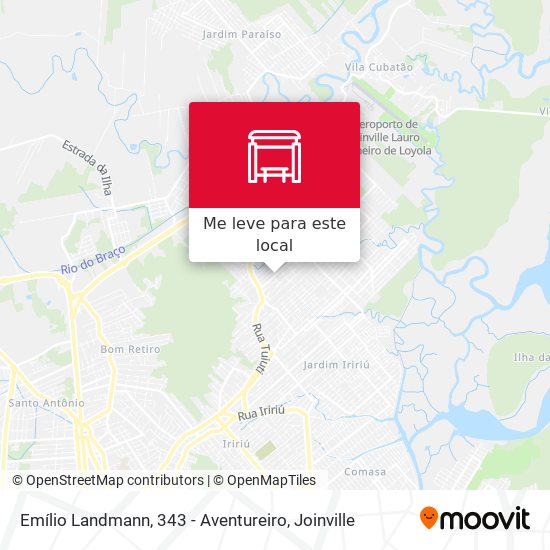 Emílio Landmann, 343 - Aventureiro mapa