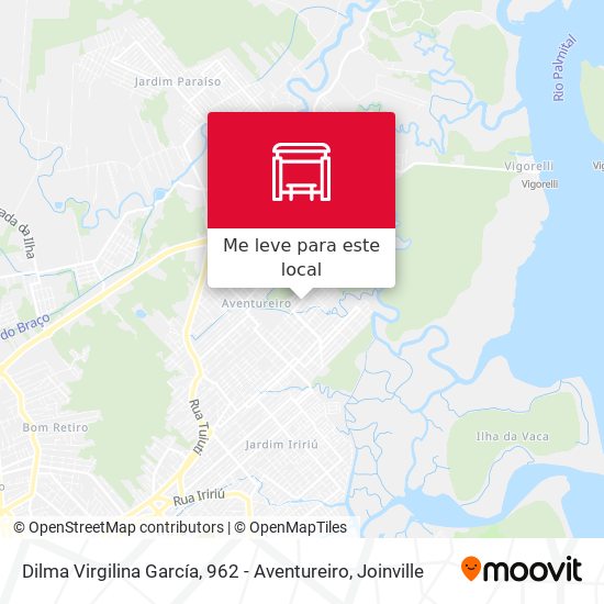 Dilma Virgilina García, 962 - Aventureiro mapa