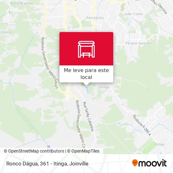 Ronco Dágua, 361 - Itinga mapa