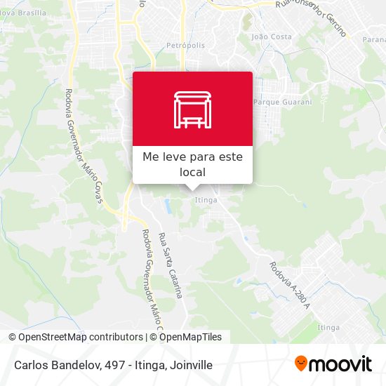 Carlos Bandelov, 497 - Itinga mapa