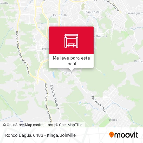 Ronco Dágua, 6483 - Itinga mapa