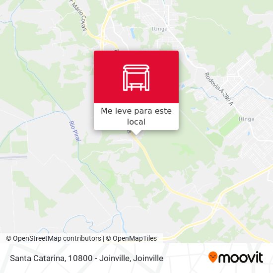 Santa Catarina, 10800 - Joinville mapa