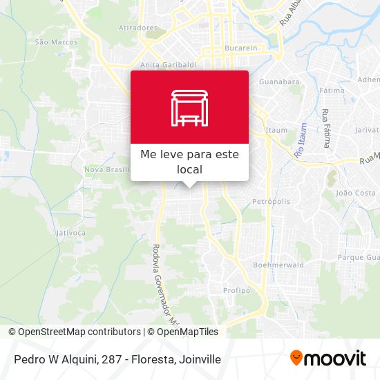 Pedro W Alquini, 287 - Floresta mapa