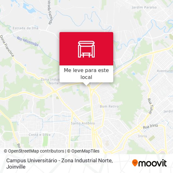 Campus Universitário - Zona Industrial Norte mapa