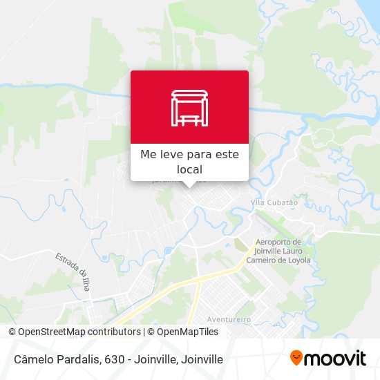 Câmelo Pardalis, 630 - Joinville mapa