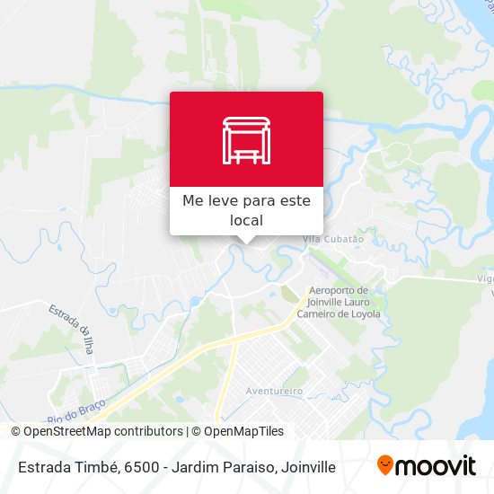 Estrada Timbé, 6500 - Jardim Paraiso mapa