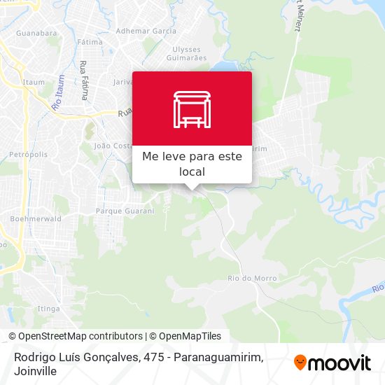 Rodrigo Luís Gonçalves, 475 - Paranaguamirim mapa